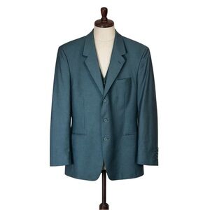 Elegant Men's Teal Sport Coat